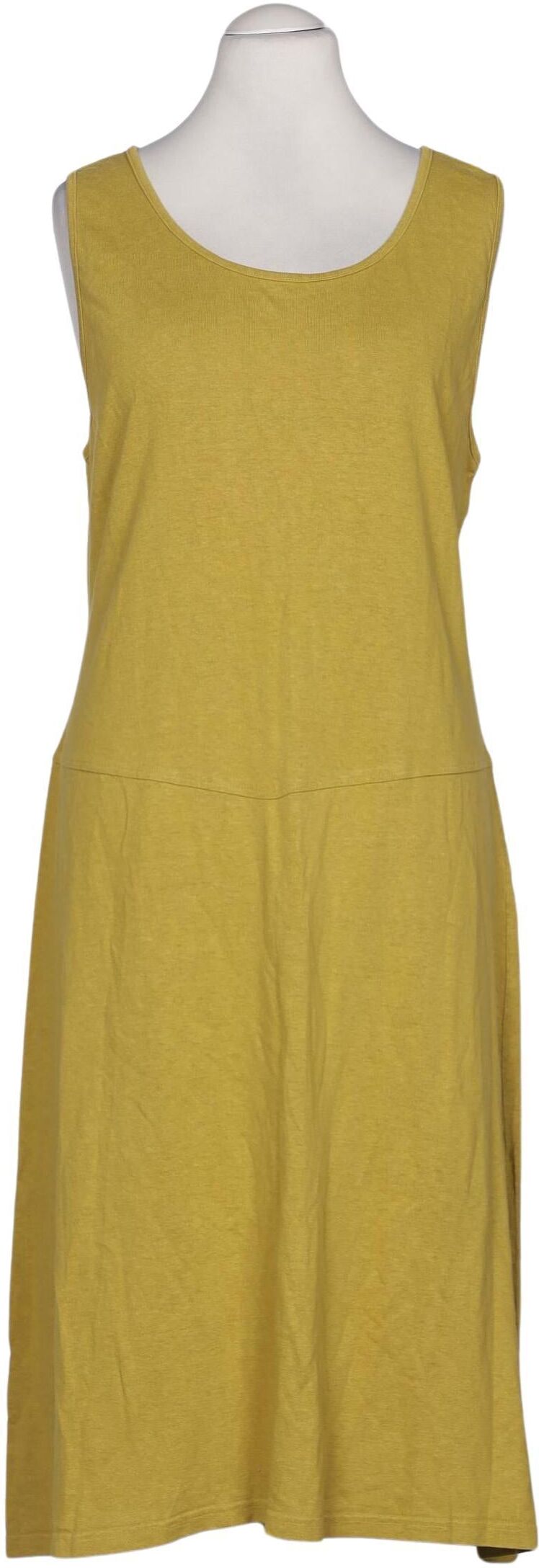 hessnatur Damen Kleid, Gelb, Gr. EU 48, Hanf / Baumwolle - Second Hand