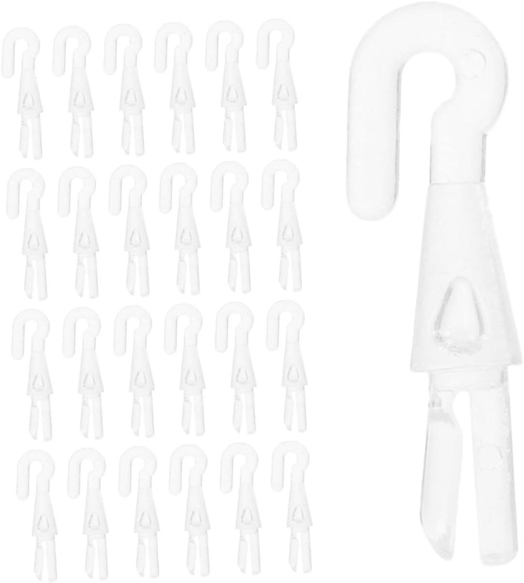 50 stuks Blind Wand Haakjes Transparant voor Jaloezie Accessoires en Raambekleding