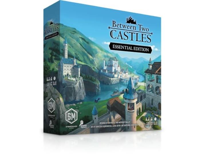 Stonemaier Games Tussen twee kastelen: essentiële editie Bordspel Leeftijd 14+ 1-8 spelers 45-60 minuten speeltijd