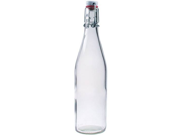 Flasche Therese Transparent Aluminium/Glas H 28 cm 0.5 l - Flasche