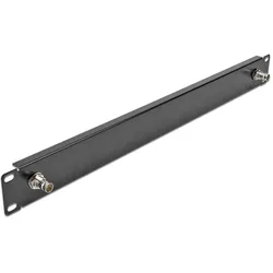 Delock 19′′ Panel mit 2 x BNC Buchse 1 HE schwarz