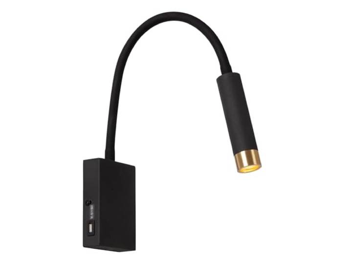 LUCIDE ALEC - Wandstrahler/Wandleuchte - LED - G9-1x3W 2700K - Inklusive Wechselringe - Schwarz