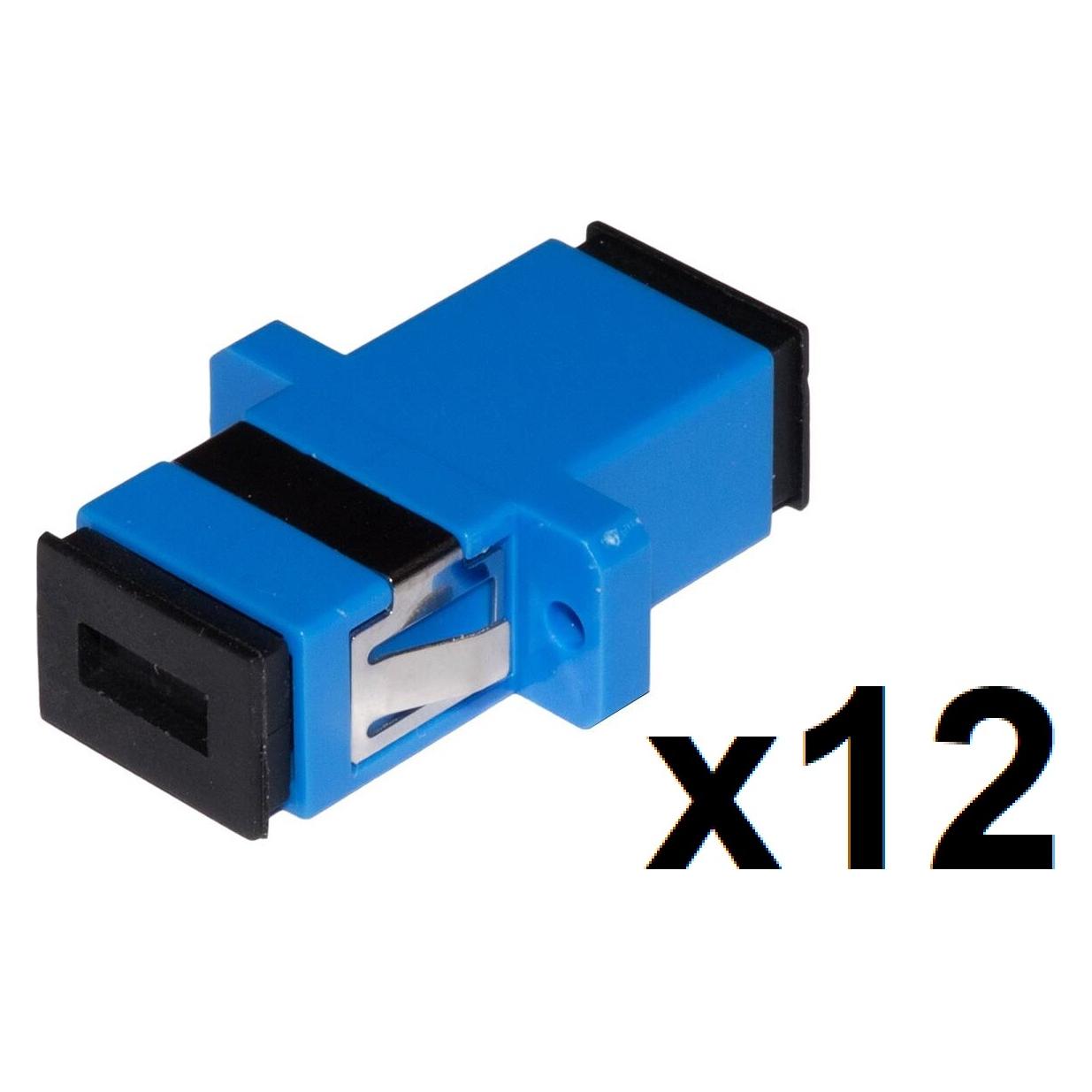 Link Packung mit 12 SC-SC-Glasfaseradaptern (LKSCSS12)