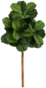 Nearly Natural "3.5' Fiddle Leaf Artificial Tree (No Pot) - 6"""