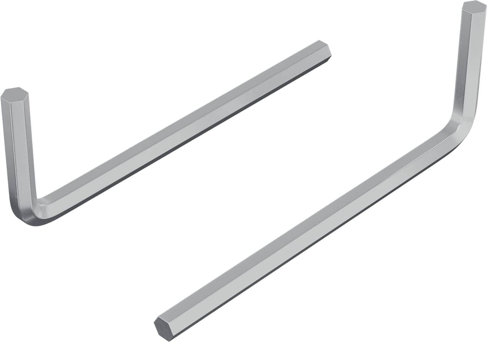 vidaXL Clé hexagonale 2 pièces Argenté 20 x 52 mm Acier