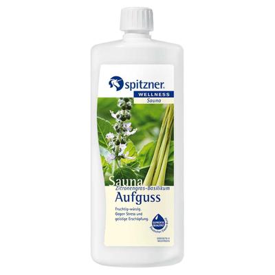 Spitzner Saunaaufguss Zitronengr.Basilik.Welln. 1000 ml Konzentrat