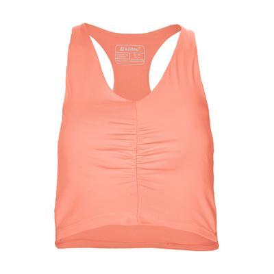 Funktionstop KILLTEC "KOS 170 WMN TP", Damen, Gr. 40, orange (pfirsich), Obermaterial: 80% Polyester, 20% Elasthan, Tops, Atmungsaktiv, schnelltrocknend, Comfort-Stretch, herausnehmbare Pads