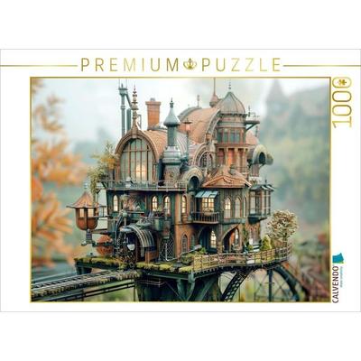 CALVENDO Puzzle Ein Motiv aus dem Kalender 'Miniaturwelt Faszinierend winzige Häuser im Steampunk-Stil' | 1000 Teile Lege-Größe 64x48cm Foto-Puzzle fü