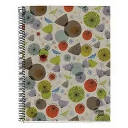 Miquelrius ECO Design Notizbuch A5 120 Blätter Mehrfarbig