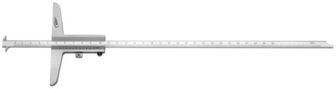 Jauge de profondeur 200mm règle de mesure à déport PREISSER ; Helios-Preisser (0292501)