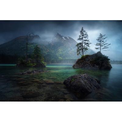 Fototapete PAPERMOON "Photo-Art JUAN PABLO DE, HINTERISLAND", bunt, B:4,5m L:2,8m, Vlies, Tapeten