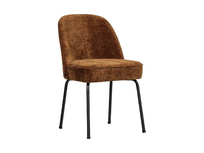 Design Esszimmerstuhl „Vogue“, viele Farben Chenille Goldbraun De Eekhoorn