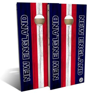 Skip's Garage New England Football Outdoor Cornhole Board Set