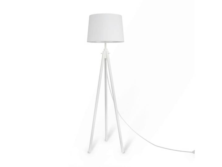 Maytoni Stehleuchte Table \u0026 Floor, Weiß, Holz, Metall, länglich, 164.2 cm, CE, Fußschalter, gleichmäßige Lichtverteilung, Lampen & Leuchten, Innenbeleuchtung, Stehlampen, Stehlampen