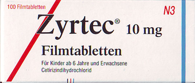 UCB Pharma GmbH ZYRTEC 10 mg Filmtabletten 100 St 03738203