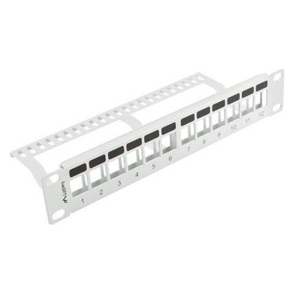 Lanberg patch panel blank 12 port 1U (PPKS-9112-S)