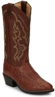 "Tony Lama Tiberius 13"" Round Toe - Mens 8.5 Brown Boot E2"