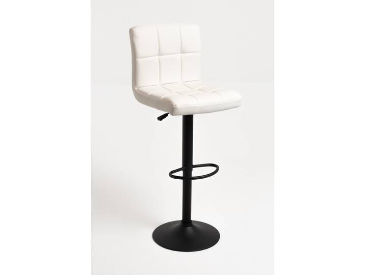 6er Set Casper Black Hocker - Weiß