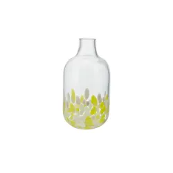 HOME STORY Vase   ¦ gelb ¦ Glas ¦ Maße (cm): H: 29,5  Ø: 16.0