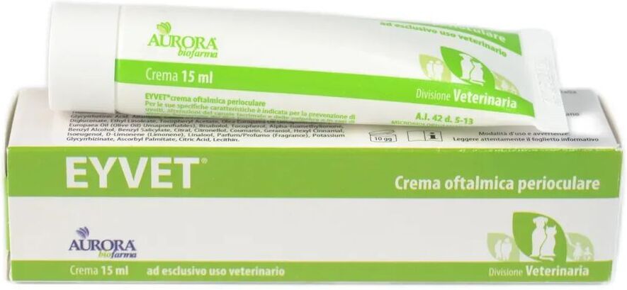 AURORA Eyvet Crema Oftalmica Perioculare per Cane e Gatto 15ML