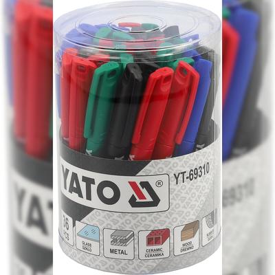 Yato Technische Markierer Set 4 Farben 36 Stück