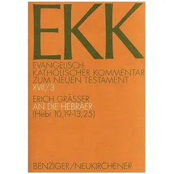 An die Hebräer. Tl.3, Fachbücher von Erich Grässer
