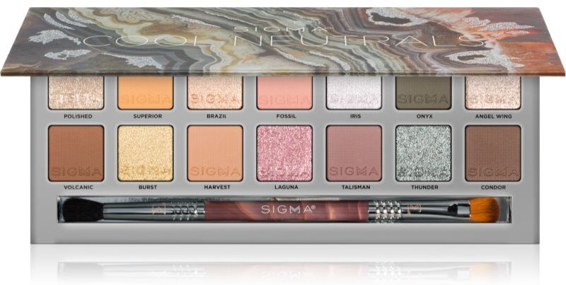 Sigma Beauty Cool Neutrals palette de fards à paupières 1 pcs