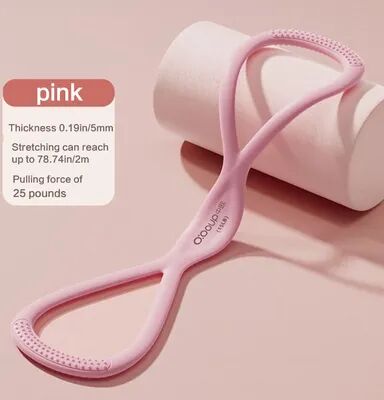 Market Central Band Neck Stretcher Shoulder Pain Relief & Posture Correction Exercise Tool pink