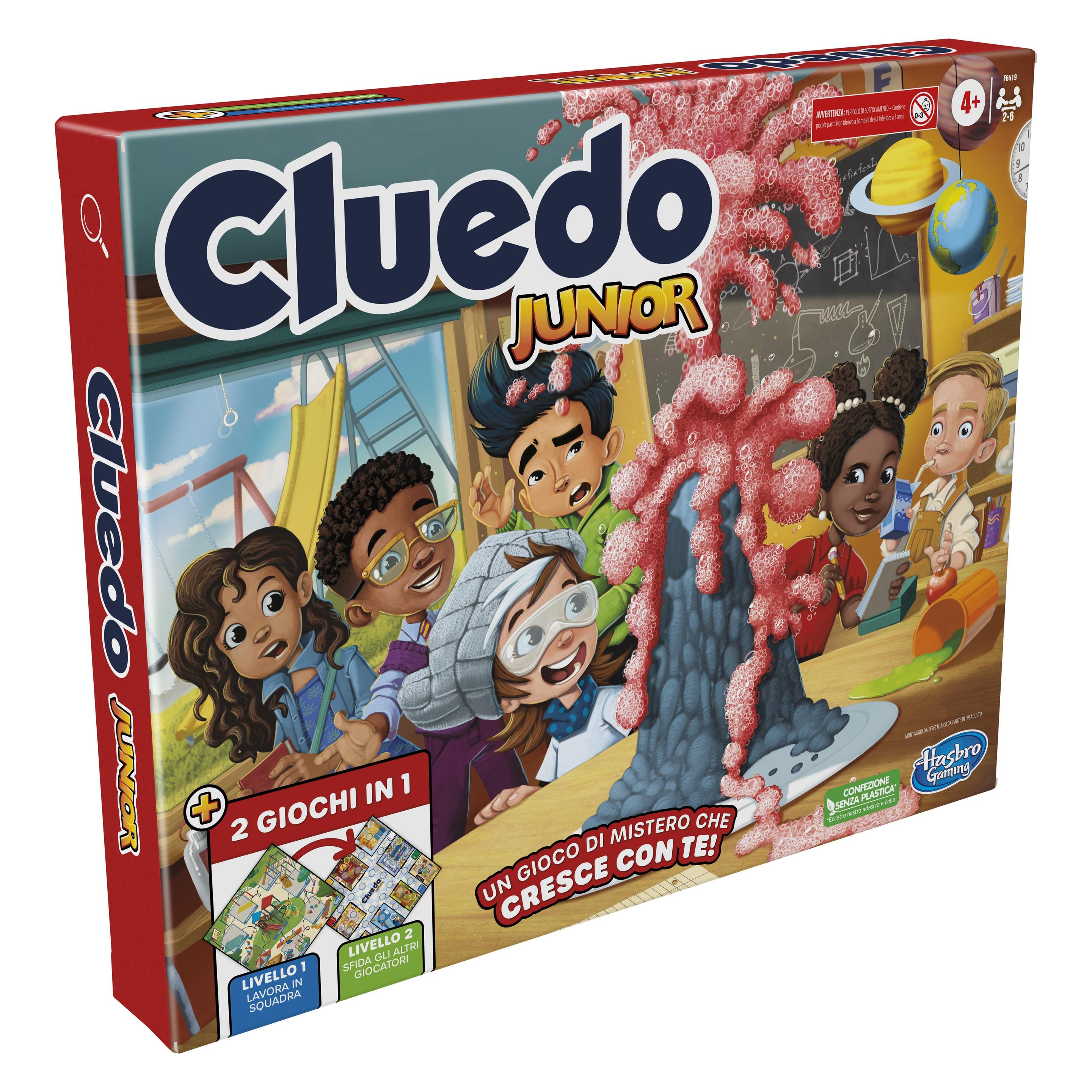 Hasbro Gaming Cluedo Junior (Italienisch, 2 - 6 Spieler) (F6419103)
