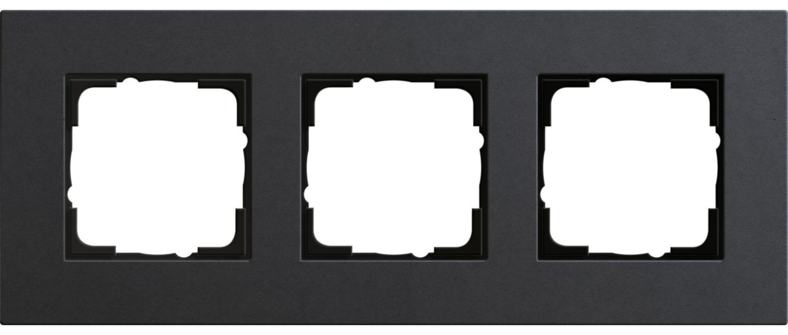 Gira Esprit afdekraam, 3-voudig, melamine, antraciet