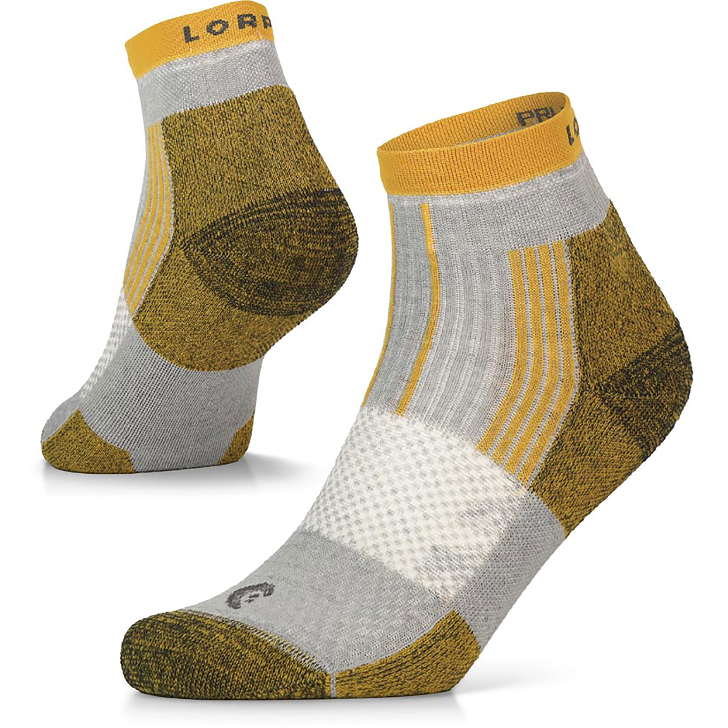 Lorpen Pro Ultra Run Shorty Laufsocken gelb Größe 39 Trailrunning Widerstandsfähig Merinowolle
