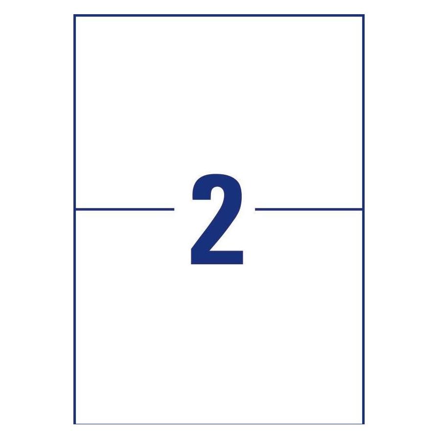 Avery AVZ L8012-10 Antimikrobielle Etiketten 210x148mm transparent (L8012-10)