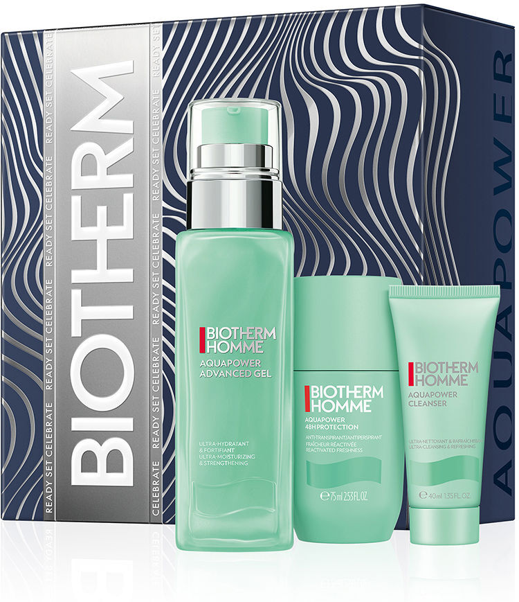 Biotherm Homme Aquapower Advanced Gel Case 3 pièces