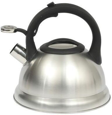 Mr. Coffee Hartbay Large 2.4 Quart Stainless Steel Whistling Tea Kettle