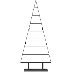 vidaXL, Weihnachtsbaum, Metallbaum (150 cm)