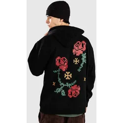 Monet Skateboards Cross Stitch Collage Hoodie black Gr. XXL