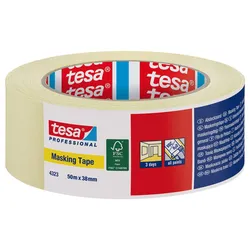 tesa Kreppband Masking Tape 38,0 x 50,0 (mm x m) beige