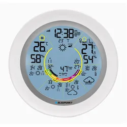 Eko-Light Blaupunkt WS60WH APP weiss / Wetterstation / TUYA SMART / Wi-FI, Wetterstation, Weiss