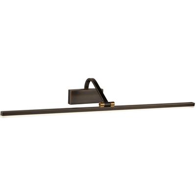 SEARCHLIGHT Bilderleuchte "Bilbao Picture Light", braun (schwarz und gebürstetes gold), 1, H: 11cm, 1 Stk., Leuchten