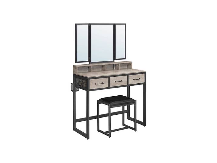 Frisierkommode SONGMICS MAYA 40x90x141cm grau