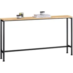KONSOLENTISCH Natur-Schwarz