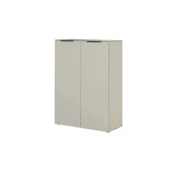 uno Schuhschrank  Levi , beige , Maße (cm): B: 87 H: 120 T: 40.0
