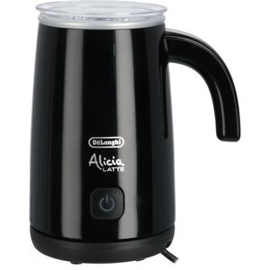 DeLonghi Milchaufschäumer Alicia Latte, EMF2.BK, elektrisch, mit 3 Programmen, aus Metall, schwarz, 250 ml