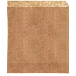 DeinPack Snacktaschen Papier I Burger Papier fettdicht I Dönertasche, Burgerpackpapier 16x16 cm I 1000 Stück, braun