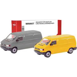 Herpa 012386-004 H0 PKW Modell Volkswagen T4 Kasten, grau und ginstergelb