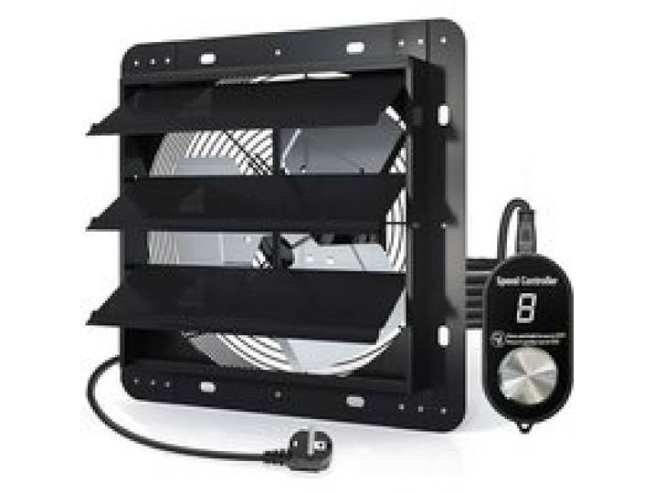 Ventilateur dextraction 300 mm à haut débit dair silencieux Régulateur Extracteur dAir (1630 m³/h) Améliore la Qualité