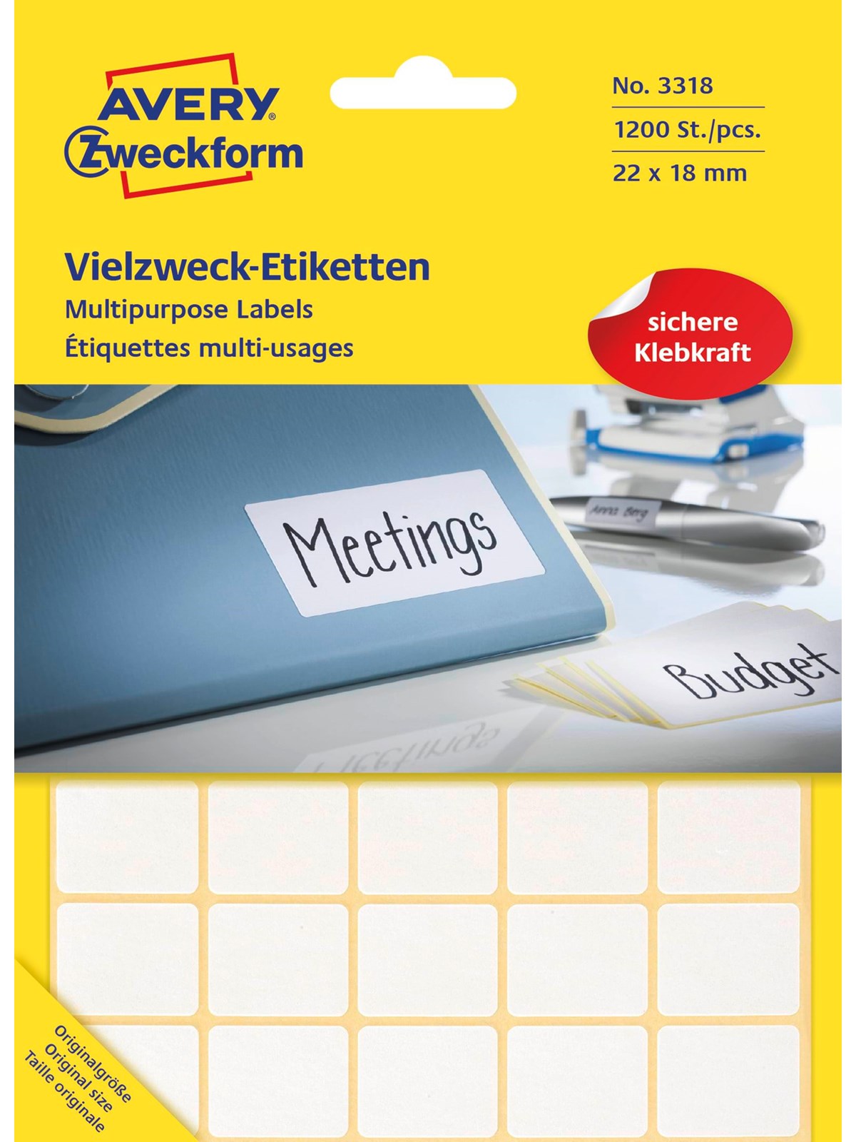 Avery Labels for handwriting permanent white
