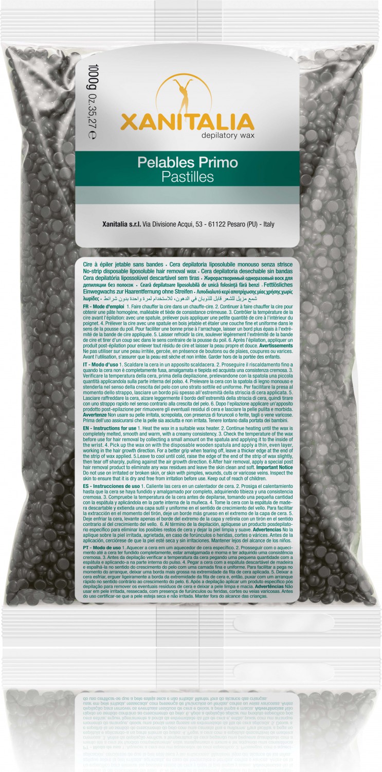 XanitaliaPro Brasilian System Wax-Perlen Schwarz 1000g XP-920.209