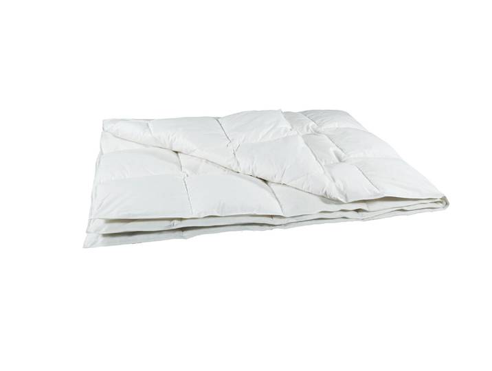 4-Jahreszeitenbett ALBIS SWITZERLAND Line 600 , weiss (weiß), B:200cm L:210cm, Bezug: 100% Baumwolle. Füllung: 70% Daunen, 30% Federn, Bettdecken, 4-Jahreszeitenbett, Dank Vollfixierun kein Verrutschen der Füllun