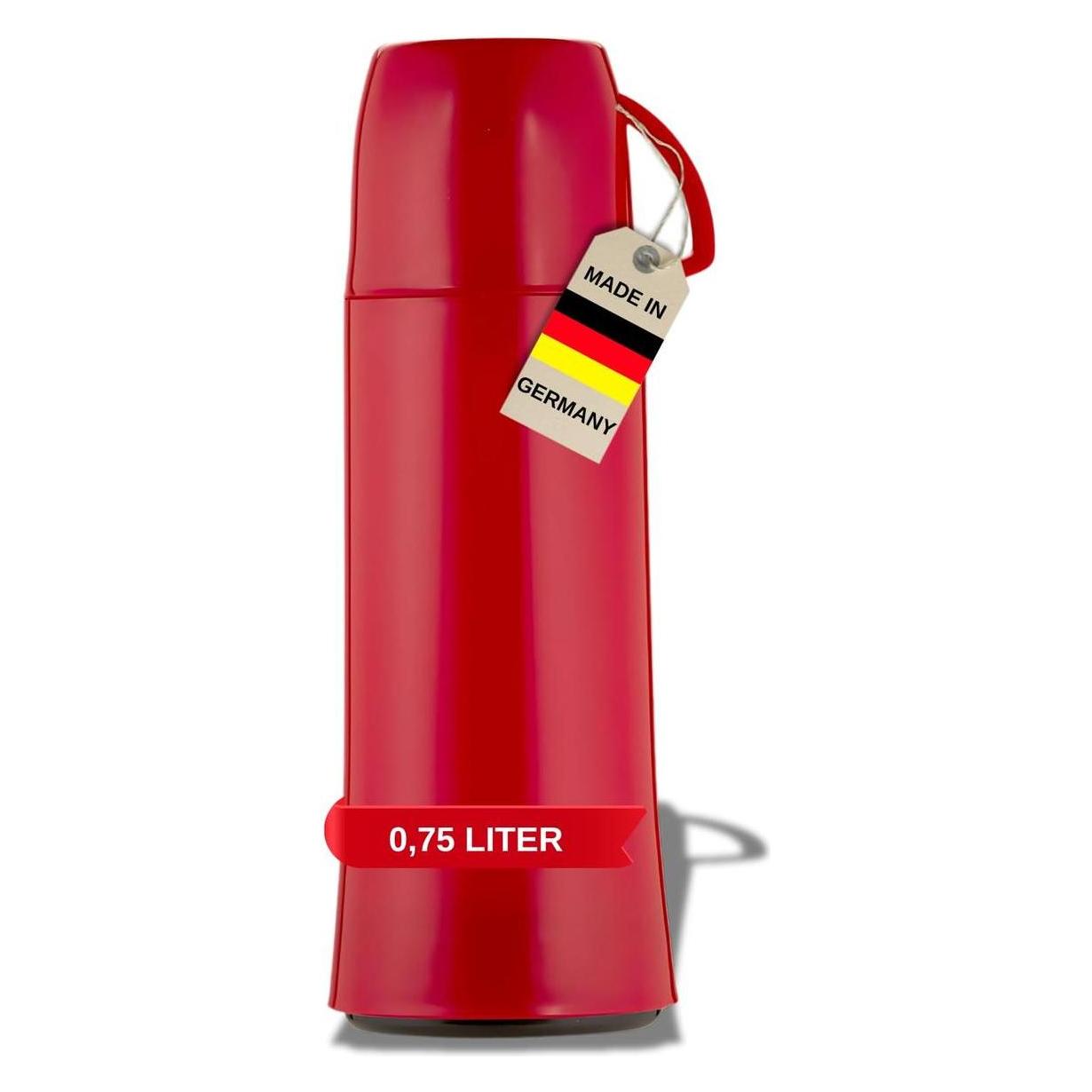 Helios Isolierflasche Elegance 0,75 l, rot (0.75 l) (5443-011)